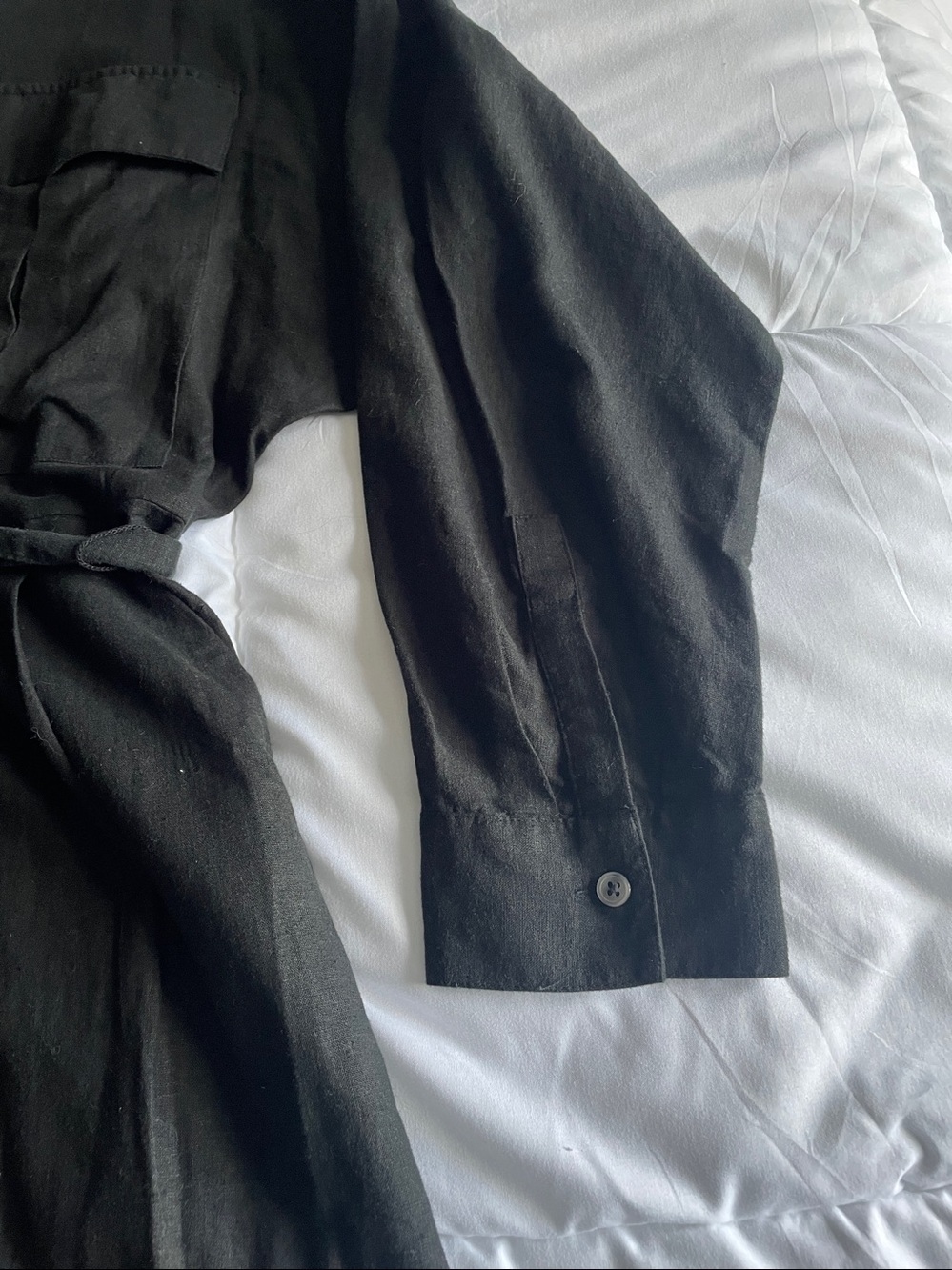 NWT Banana Republic linen-blend shirt dress - Picture 3 of 9